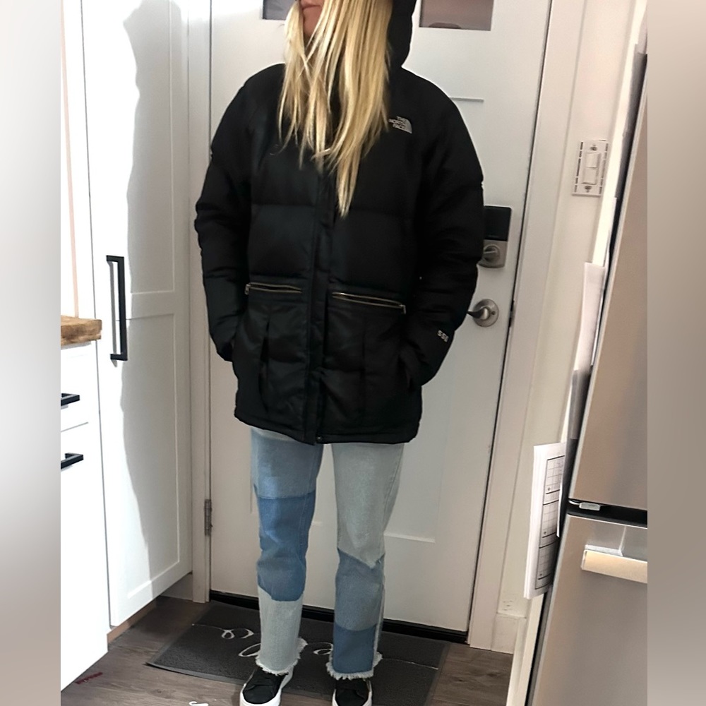The NORTH FACE extended 550 down jacket women’s SMALL or girls XL